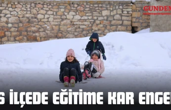 Kastamonu'nun 16 İlçesinde Eğitime Kar Engeli