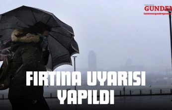 Kastamonu'ya Fırtına Uyarısı