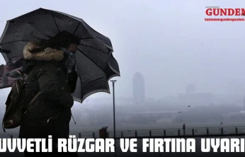 Kuvvetli Rüzgar ve Fırtına Uyarısı