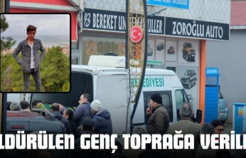 Öldürülen Genç Toprağa Verildi