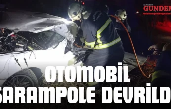 Otomobil Şarampole Devrildi: 4 Yaralı!