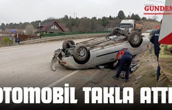 Otomobil Takla Attı!