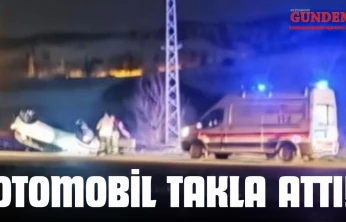Otomobil Takla Attı!