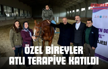 Özel Bireyler Atlı Terapiye Katıldı