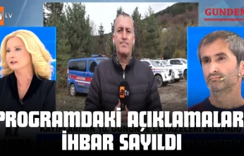 Programdaki Açıklamalar İhbar Sayıldı