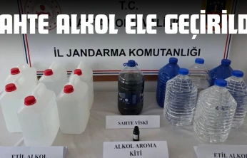 Sahte Alkol Ele Geçirildi