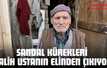 Sandal Kürekleri Salih Ustanın Elinden Çıkıyor