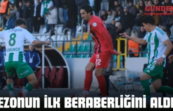 Sezonun İlk Beraberliğini Aldık