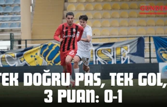Tek Doğru Pas, Tek Gol, 3 Puan: 0-1