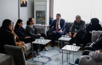 Tunç'tan, Atlas Çağlayan'ın Ailesine Ziyaret