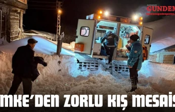 UMKE'den Zorlu Kış Mesaisi