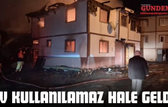 Yangında Ev Kullanılamaz Hale Geldi