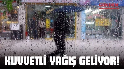 Kastamonu'ya Kuvvetli Yağış Geliyor!