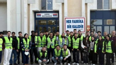 Öğrencilerden ORS Rulman Fabrikası'na Teknik Gezi