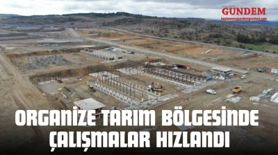 Organize Tarım Bölgesinde Çalışmalar Hızlandı