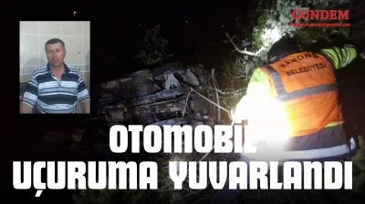 Otomobil Uçuruma Yuvarlandı: 1 Ölü, 2 Yaralı