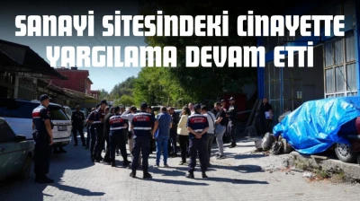 Sanayi Sitesindeki Cinayette Yargılama Devam Etti