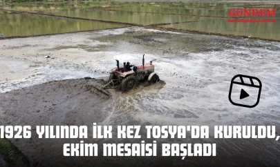 1926 Yılında İlk Kez Tosya'da Kuruldu, Ekim Mesaisi Başladı