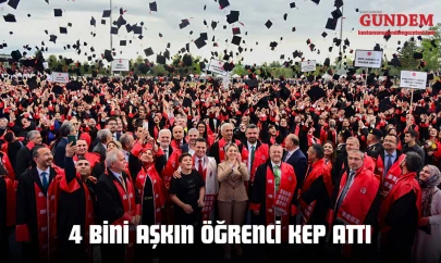 4 Bini Aşkın Öğrenci Kep Attı