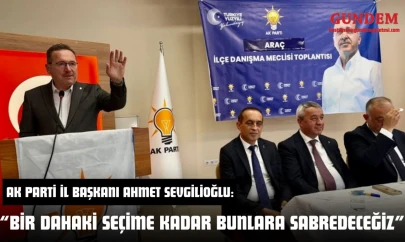 AK Parti İl Başkanı Ahmet Sevgilioğlu: 'Bir Dahaki Seçime Kadar Bunlara Sabredeceğiz'