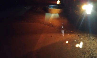 Aracıyla Akıntıya Kapıldı!
