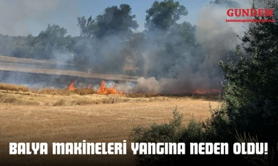 Balya Makineleri Yangına Neden Oldu!