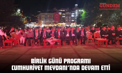 Birlik Günü Programı Cumhuriyet Meydanı'nda Devam Etti