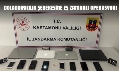 Dolandırıcılık Şebekesine Eş Zamanlı Operasyon!