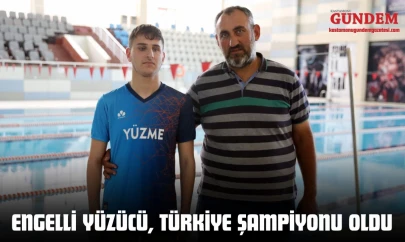 Engelli Yüzücü, Türkiye Şampiyonu Oldu