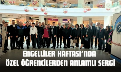 Engelliler Haftası'nda Özel Öğrencilerden Anlamlı Sergi