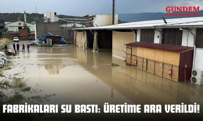 Fabrikaları Su Bastı: Üretime Ara Verildi!