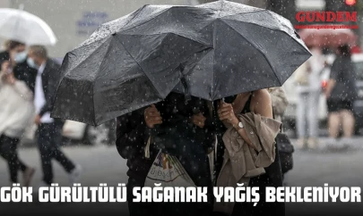 Gök Gürültülü Sağanak Yağış Bekleniyor!