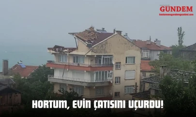 Hortum, Evin Çatısını Uçurdu!