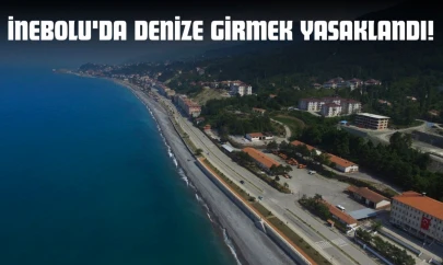 İnebolu'da Denize Girmek Yasaklandı!