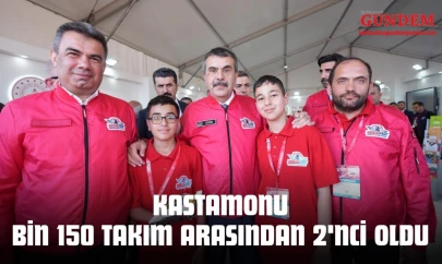 Kastamonu Bin 150 Takım Arasından 2'nci Oldu