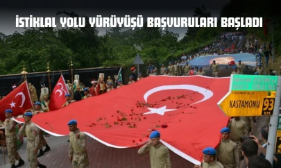 Kastamonu'da İstiklal Yolu Yürüyüşü Başvuruları Başladı