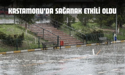 Kastamonu'da Sağanak Etkili Oldu