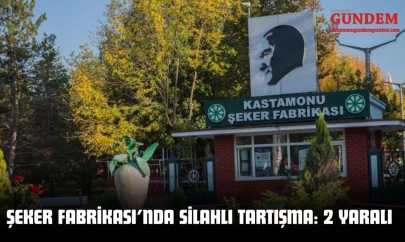 Kastamonu Şeker Fabrikası'nda Silahlı Tartışma: 2 Yaralı