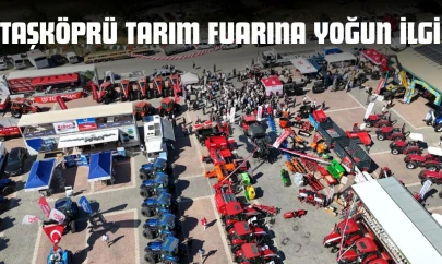 Taşköprü Tarım Fuarına Yoğun İlgi