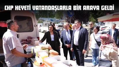 CHP Heyeti Kastamonu'da Vatandaşlarla Bir Araya Geldi