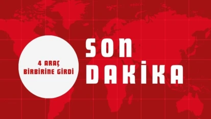 Kastamonu'da 4 Araç Birbirine Girdi