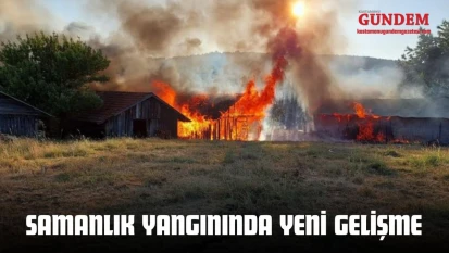 Kastamonu'da Samanlık Yangınında Yeni Gelişme