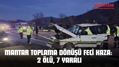 Mantar Toplama Dönüşü Feci Kaza: 2 Ölü, 7 Yaralı