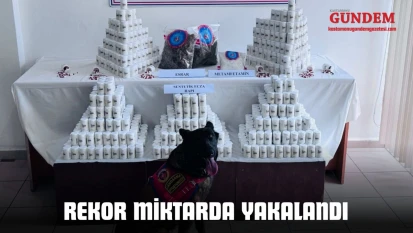 Rekor Miktarda Yakalandı
