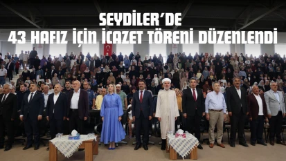 Seydiler'de 43 Hafız İçin İcazet Töreni Düzenlendi