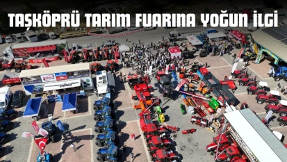 Taşköprü Tarım Fuarına Yoğun İlgi