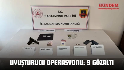 Uyuşturucu Operasyonu: 9 Gözaltı