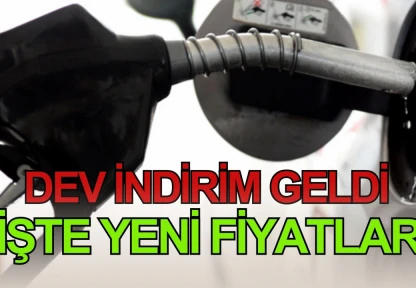 Akaryakıta Dev İndirim Geldi, İşte Yeni Fiyatlar