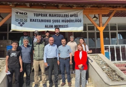 Hububat Alım Sahası Ziyaret Edildi