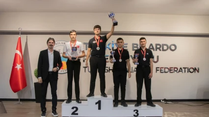2025 3 Bant Bilardo Türkiye Şampiyonası 2. Etap Ödül Töreni Yapıldı
